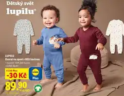 Lidl LUPILU Overal na spaní s BIO bavlnou nabídka