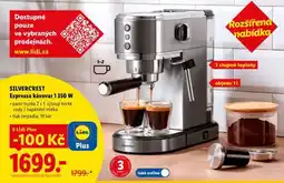 Lidl SILVERCREST Espresso kávovar 1350 W nabídka