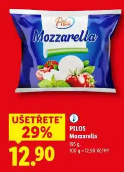 Lidl Pilos MOZZARELLA nabídka