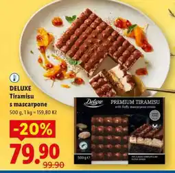 Lidl DELUXE Tiramisu s mascarpone nabídka