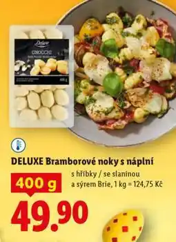 Lidl DELUXE Bramborové noky s náplní nabídka
