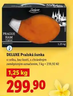 Lidl Deluxe PRAŽSKÁ ŠUNKA nabídka