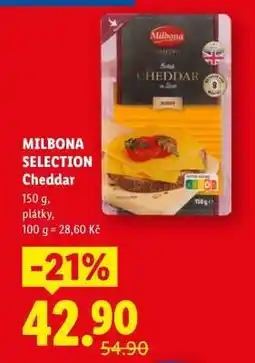 Lidl Milbona Selection Cheddar nabídka