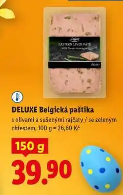 Lidl DELUXE Belgická paštika nabídka