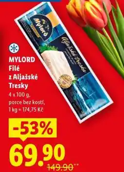 Lidl Mylord FILÉ Z ALJAŠSKÉ TRESKY nabídka