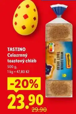 Lidl Tastino Celozrnný Toastový Chléb nabídka