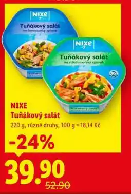 Lidl NIXE TUŇÁKOVÝ SALÁT nabídka