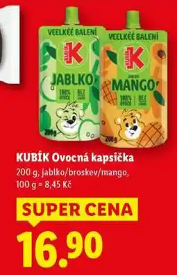 Lidl KUBÍK Ovocná kapsička nabídka