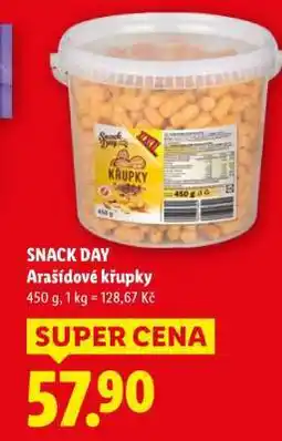 Lidl SNACK DAY Arašídové křupky nabídka