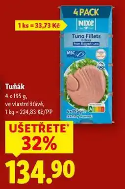 Lidl Tuňák nabídka