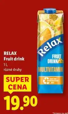Lidl RELAX FRUIT DRINK nabídka