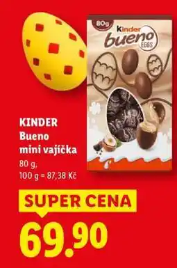 Lidl Kinder Bueno Mini vajíčka nabídka