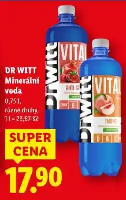 Lidl Dr Witt Minerální Voda nabídka