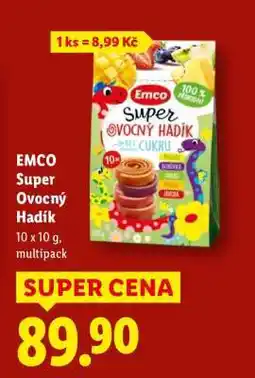 Lidl EMCO SUPER OVOCNÝ HADÍK nabídka