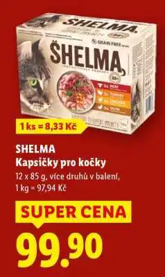 Lidl Shelma kapsičky pro kočky nabídka