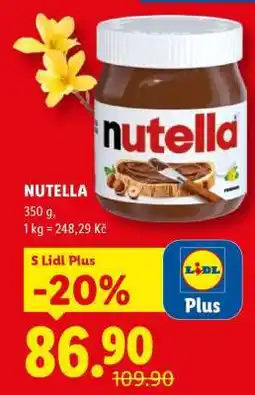 Lidl Nutella nabídka