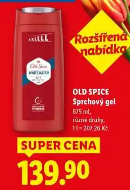 Lidl Old Spice sprchový gel nabídka