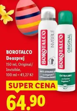 Lidl Borotalco Deosprej nabídka