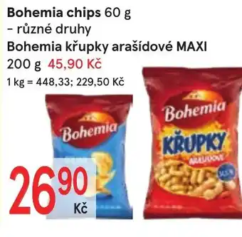 Žabka Bohemia chips nabídka