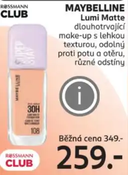 Rossmann MAYBELLINE Lumi Matte nabídka