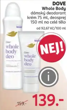 Rossmann DOVE Whole Body nabídka
