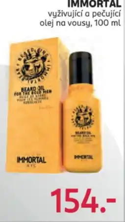 Rossmann IMMORTAL vyživující a pečující olej na vousy nabídka