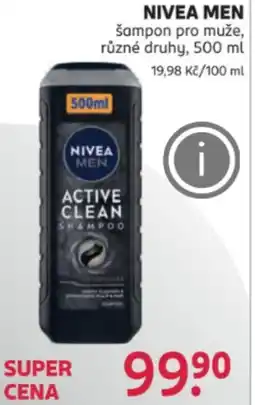 Rossmann NIVEA MEN šampon pro muže nabídka