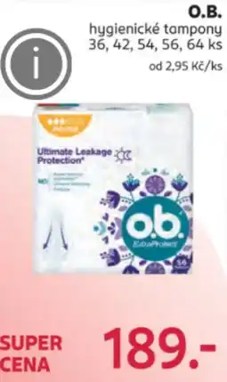Rossmann O.B. hygienické tampony nabídka