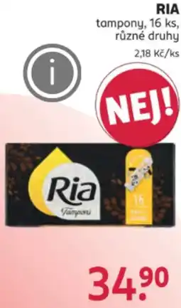 Rossmann RIA tampony nabídka