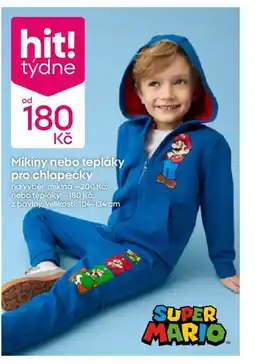 Pepco Mikiny nebo tepláky pro chlapečky nabídka