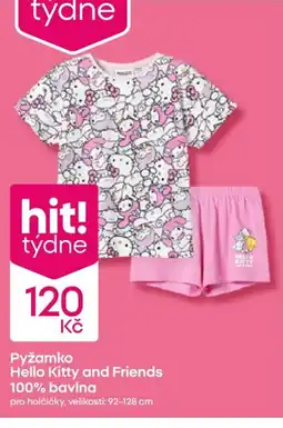 Pepco Pyžamko Hello Kitty and Friends 100% bavlna nabídka