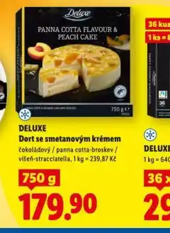 Lidl Deluxe se s,etanovým krémem nabídka