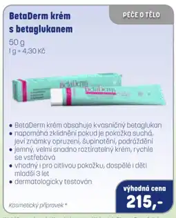 PharmaPoint BetaDerm krém s betaglukanem nabídka