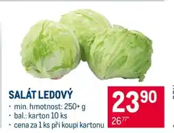 Makro Salát ledový nabídka