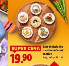 Lidl Linecké kolečko s velkonočními motivy nabídka