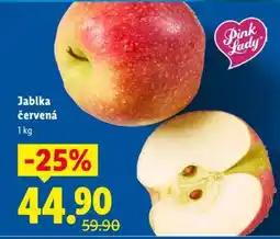 Lidl Jablka červená nabídka