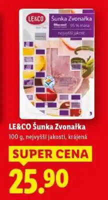 Lidl LE & CO Šunka Zvonařka nabídka