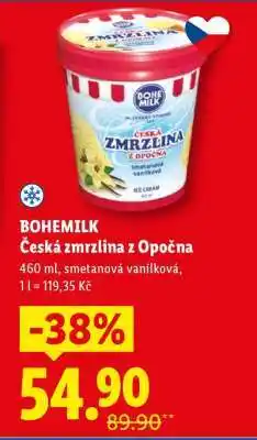 Lidl Bohemilk Česká zmrzlina z Opočna nabídka