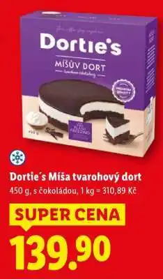 Lidl Dortie's Míša tvarohový dort nabídka