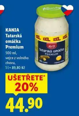 Lidl Kania Tatarská omáčka PREMIUM nabídka