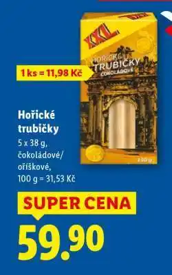 Lidl Hořické trubičky nabídka