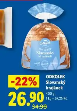 Lidl ODKOLEK SLOVANSKÝ KRAJÁNEK nabídka