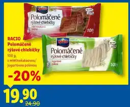 Lidl RACIO Polomáčené rýžové chlebíčky nabídka