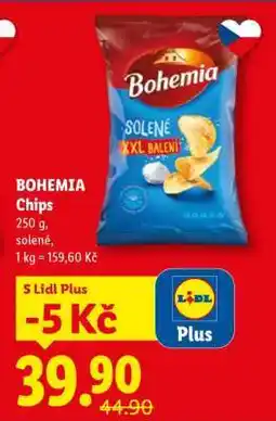 Lidl Bohemia chips nabídka