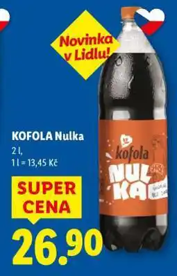Lidl Kofola Nulka nabídka