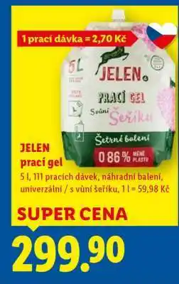 Lidl Jelen prací gel nabídka
