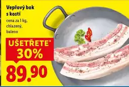 Lidl Vepřový bok s kostí nabídka