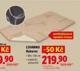 Lidl LIVARNO Koberec nabídka