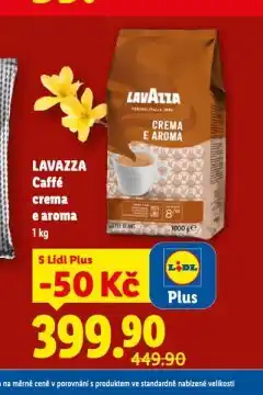 Lidl Lavazza caffé crema e aroma nabídka