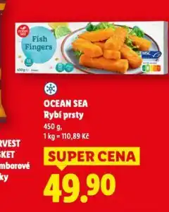 Lidl Ocea sea rybí prsty nabídka